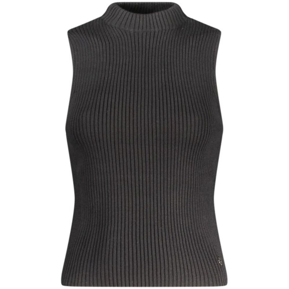 Guess Jeans Black Cotton Women Tank Women's Top
